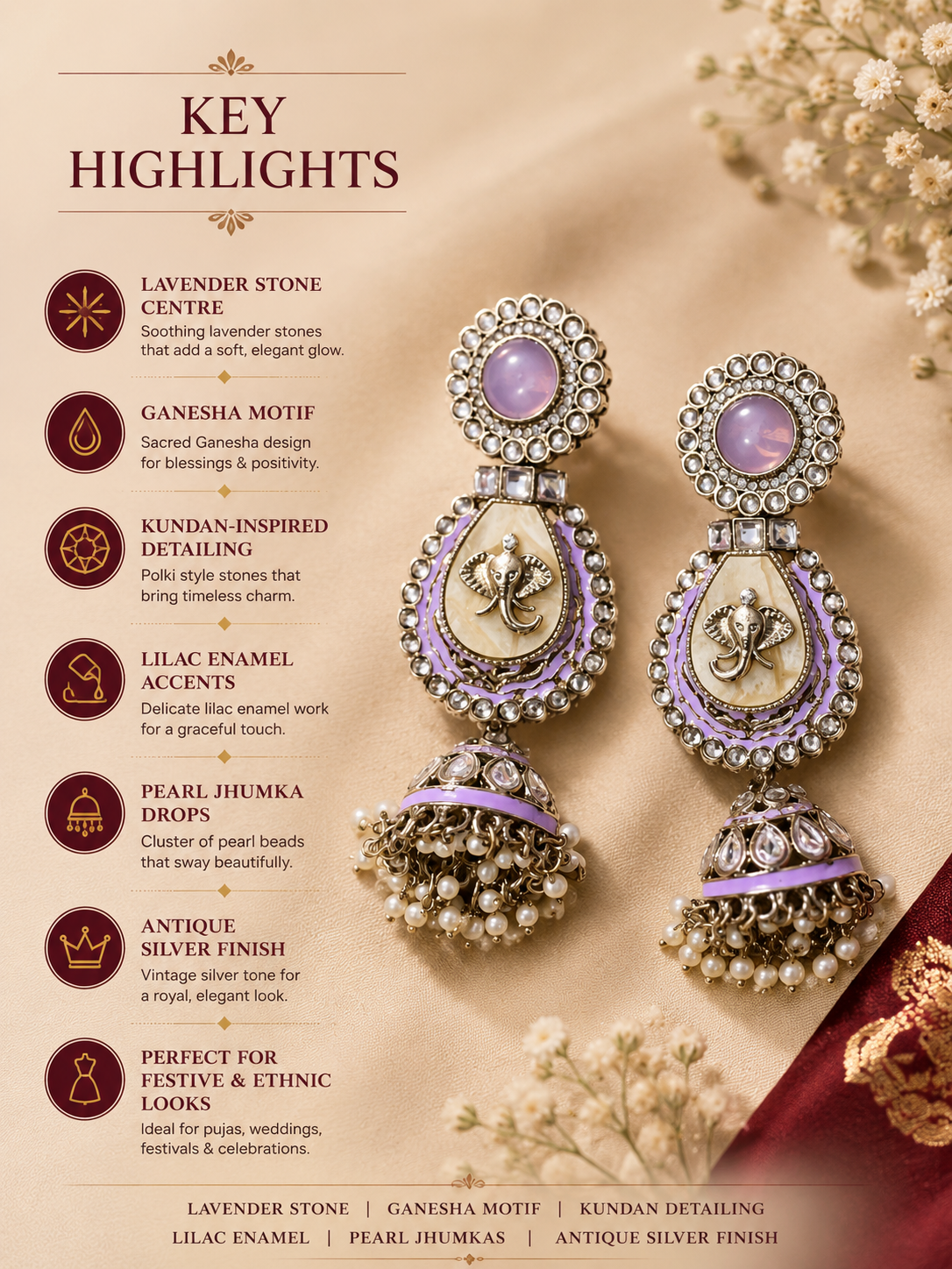 GANPATI SPECIAL EARRINGS