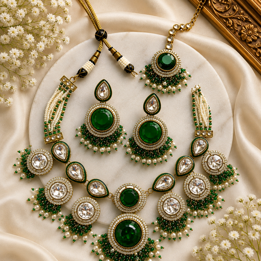 Panna Rani Necklace Set