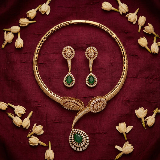 Meher Emerald Hasli Set